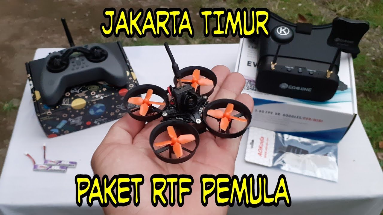 3,5 JUTA Paket RTF Pemula Micro Drone FPV Brushed