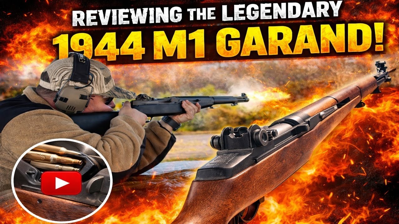 Я наконец-то выстрелил из легендарной винтовки M1 Garand 1944 года (обзор культовой винтовки врем...