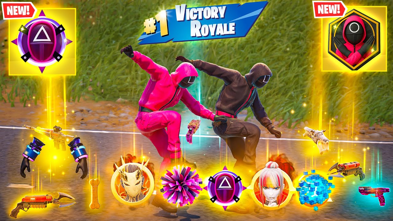 GAMES MANAGER + SQUID GAME GUARD vs NEW MEDALLIONS & MYTHIC’S CHALLENGE (NEW! Fortnite Chapter 6)