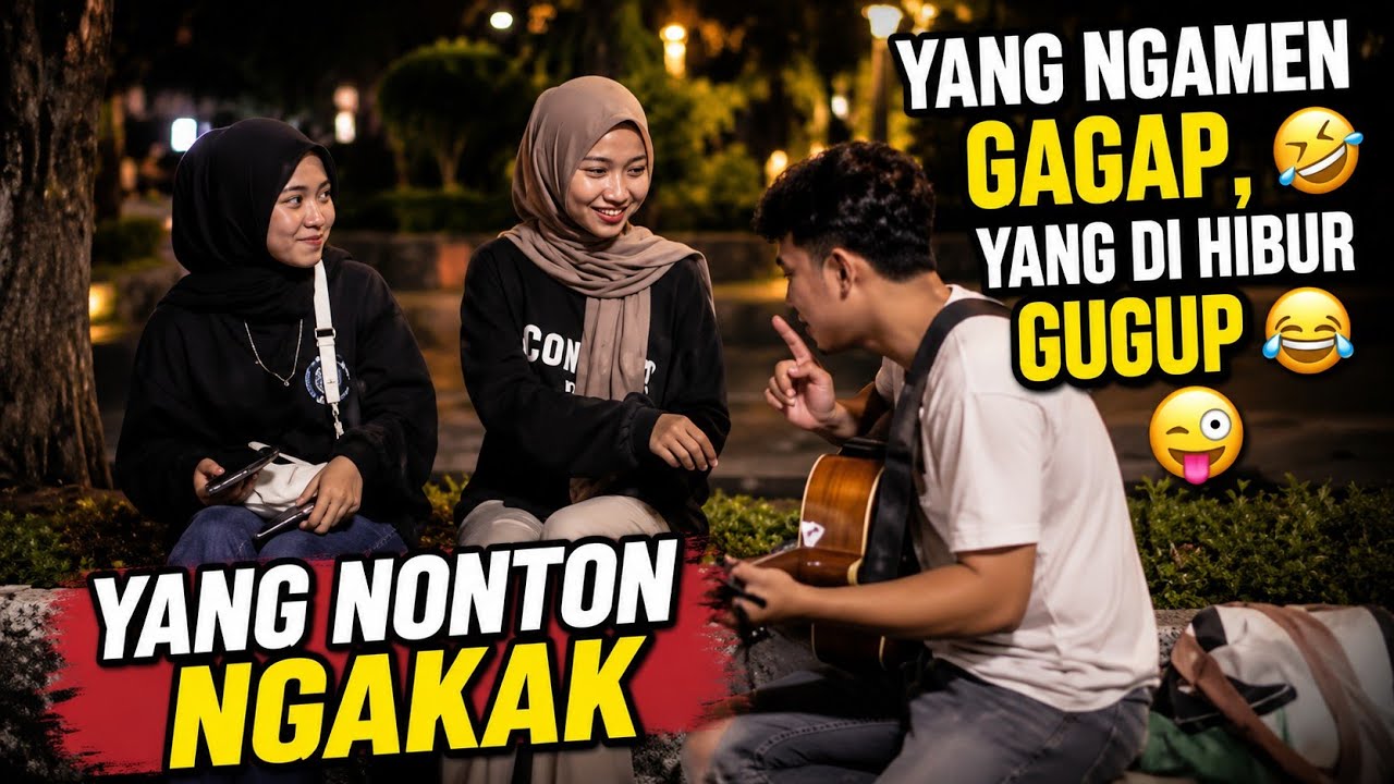 PRANK PENGAMEN GAGAP ‼️ BIKIN ADEK AD3K BINGUNG DAN SALTING 