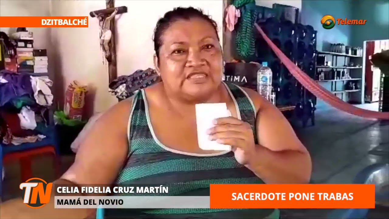 SACERDOTE NIEGA SACRAMENTO DE MATRIMONIO A PAREJA EN DZITBALCH&Eacute;