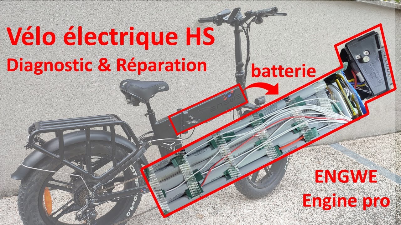 Mon vélo électrique ne s'allume plus - Diagnostic et réparation (ENGWE Engine pro)
