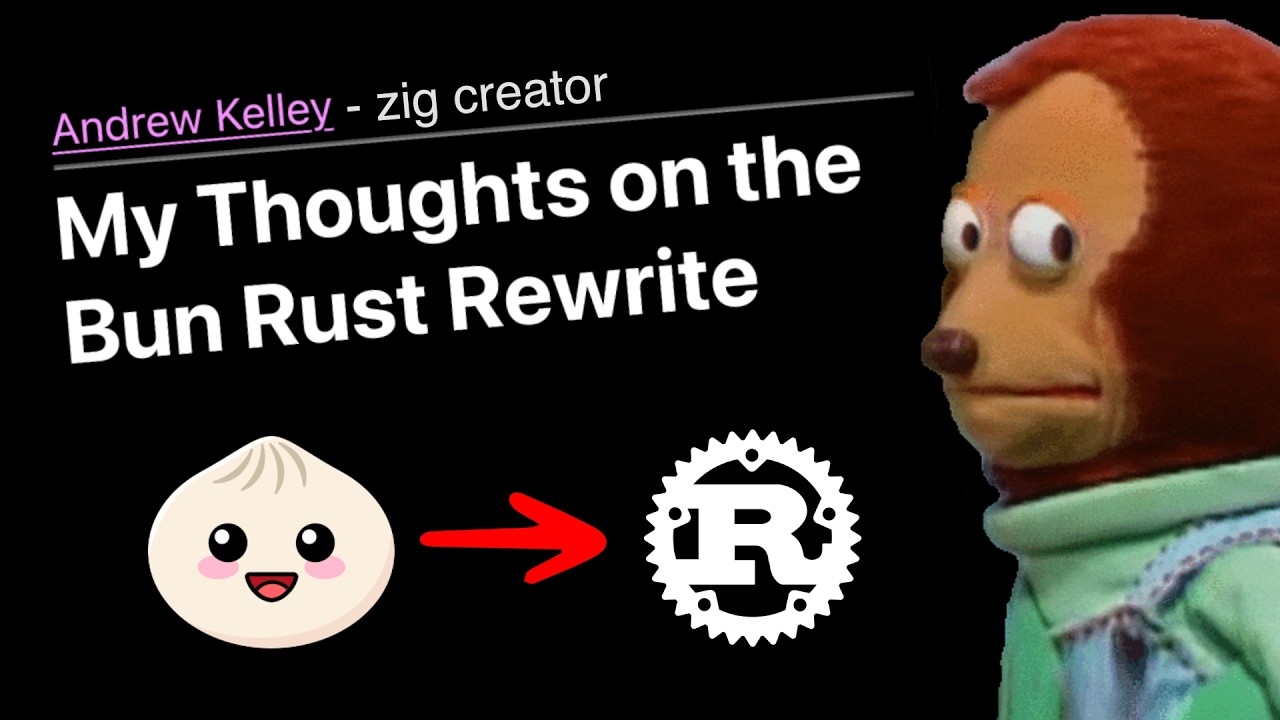 Bun Moved To Rust... Zig's Creator Fired Back