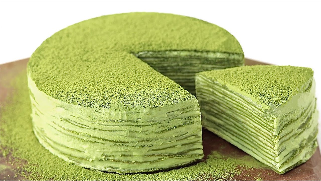 How to Make Matcha Mille Crepe Cake (Easy Recipe)