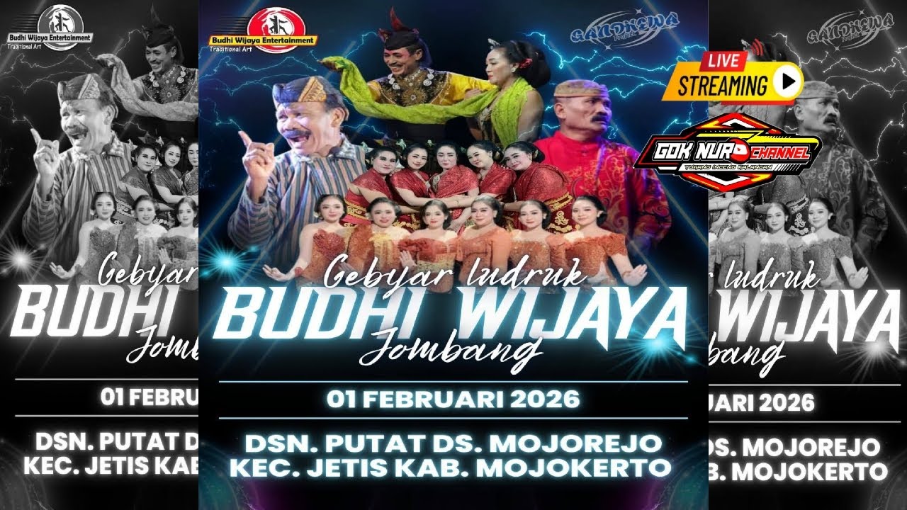 Live. Ludruk - BUDHI WIJAYA - Pentas Di Dsn. Putat Ds. Mojorejo Jetis Mojokerto