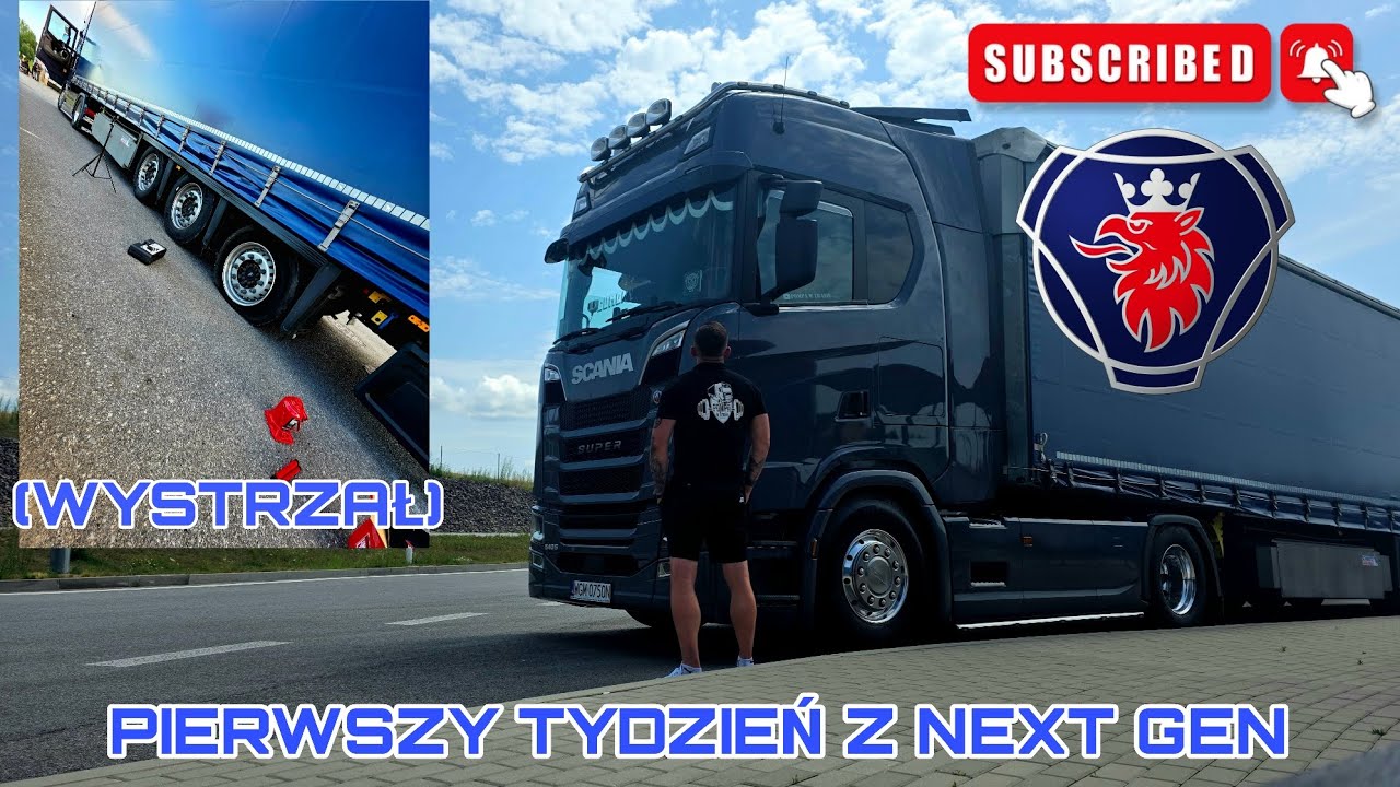 PIERWSZE WRAŻENIA Z JAZDY SCANIA 540S (CIĘŻKI TYDZIEŃ-WYSTRZAŁ OPONY PROBLEMY Z ROZŁADUNKIEM )