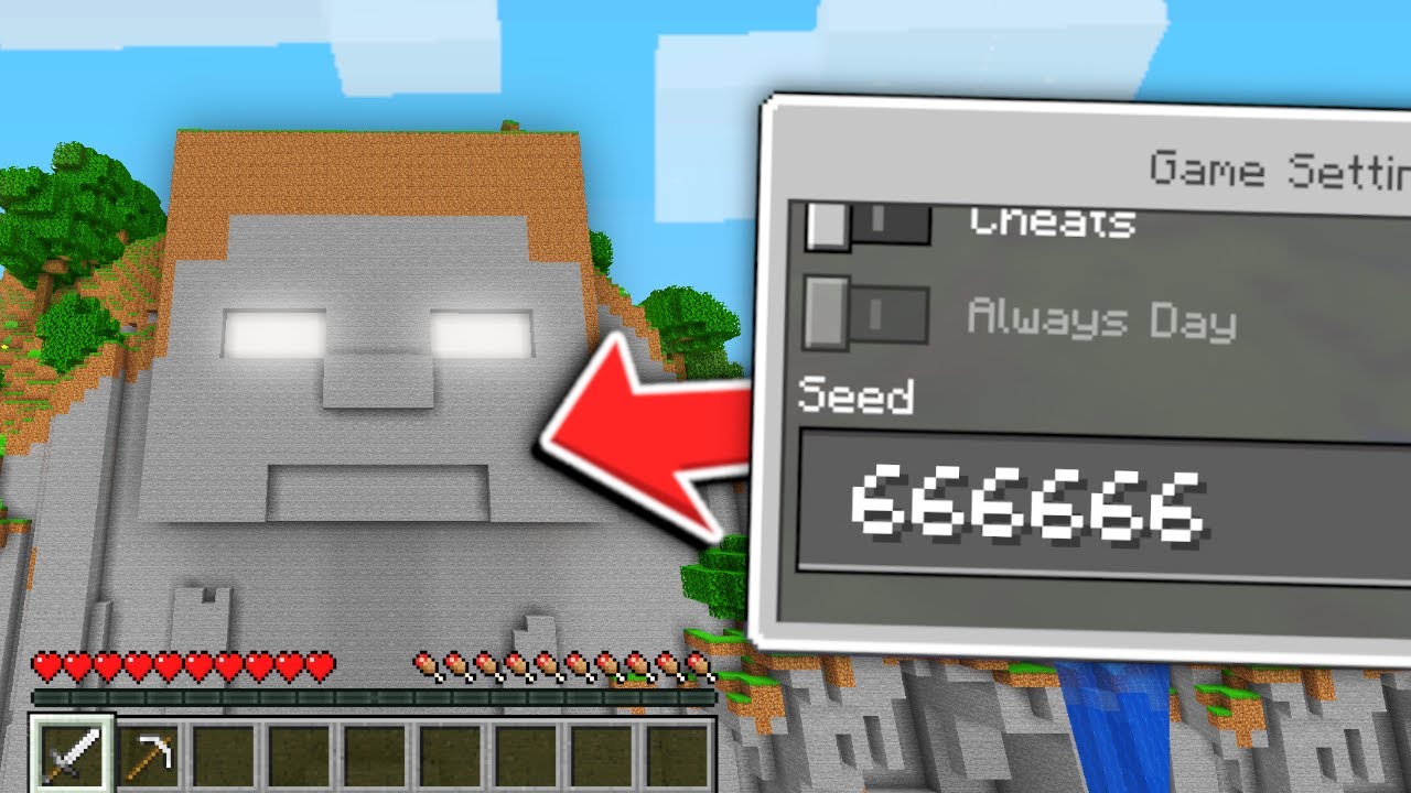 NIESAMOWITE SEEDY w MINECRAFT w które CIĘŻKO UWIERZYĆ!