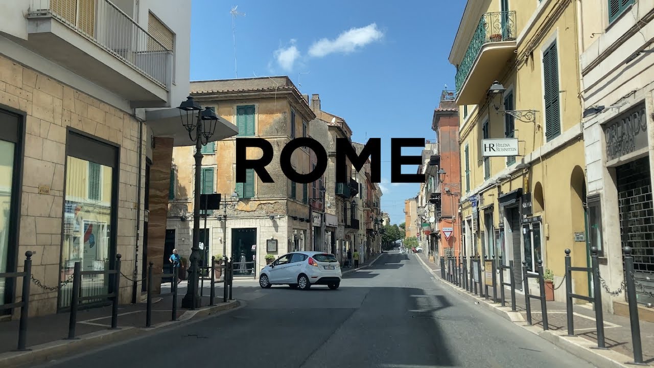Rome, Italy 🇮🇹  |  A drive through the roman countryside 🌿 | The Popes summer home 🏡 | Rome 4k