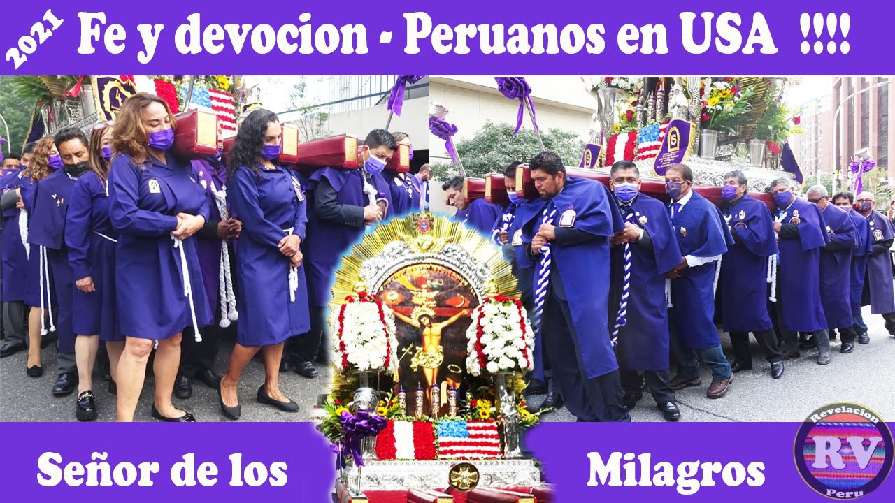 Procesión Señor de los Milagros (Perú - White Plains | New YORK 2021
