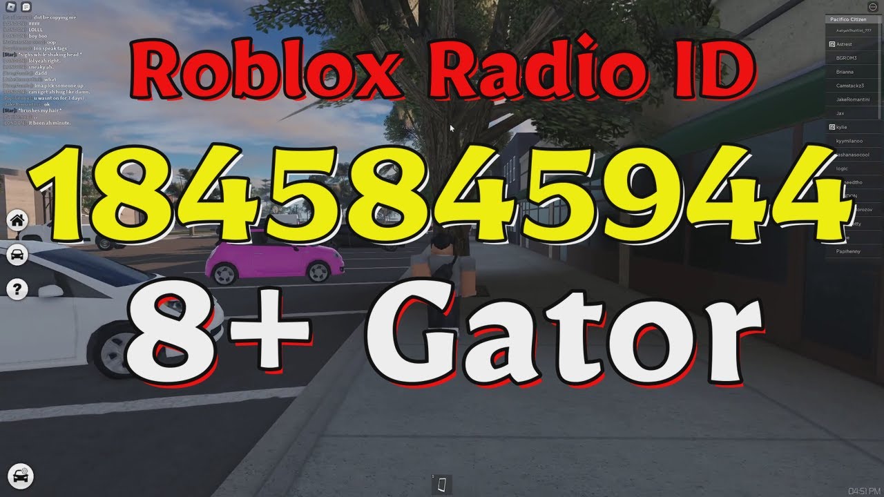 Gator Roblox Radio Codes/IDs