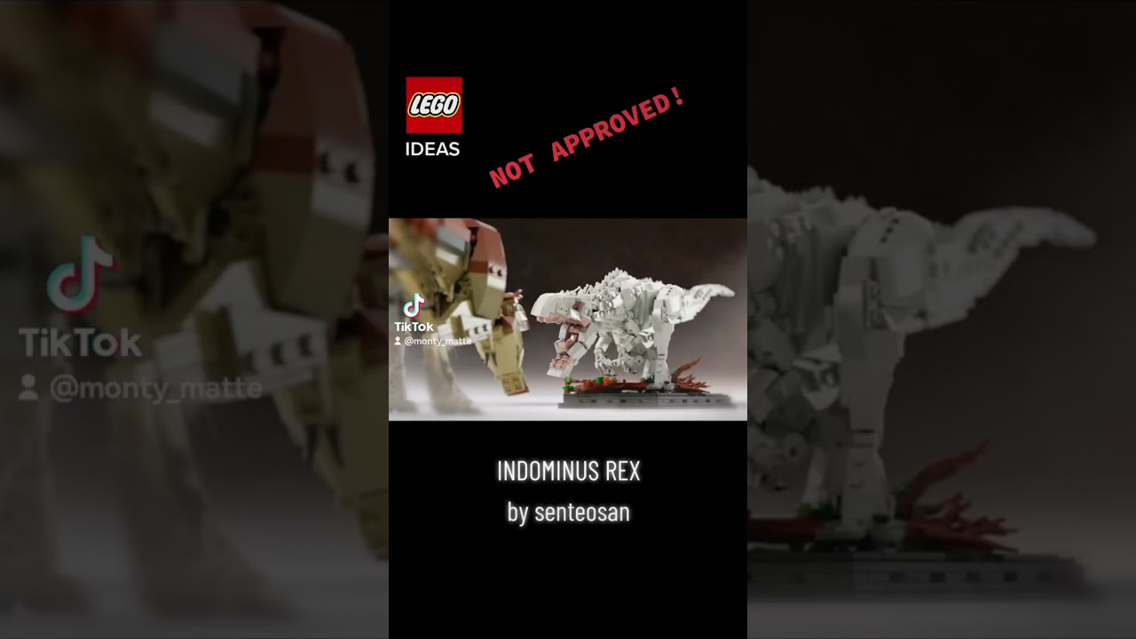 #LEGOIdeas [not approved] INDOMINUS REX by senteosan