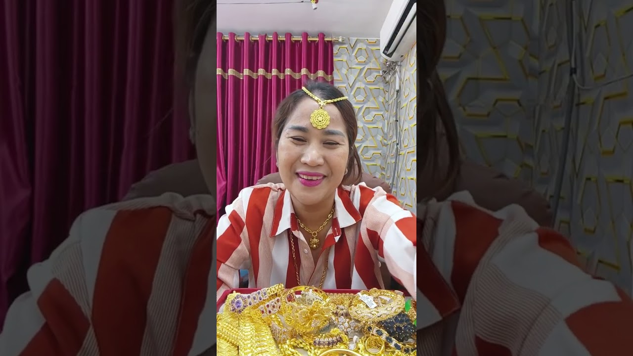 គ្រឿងកម្មង់ក្រូម៉េទឹកមាសវៀតណាម ម៉ូតមាសថ្មីៗ My Gold Jewelry Collection is BIGGER Than Expected