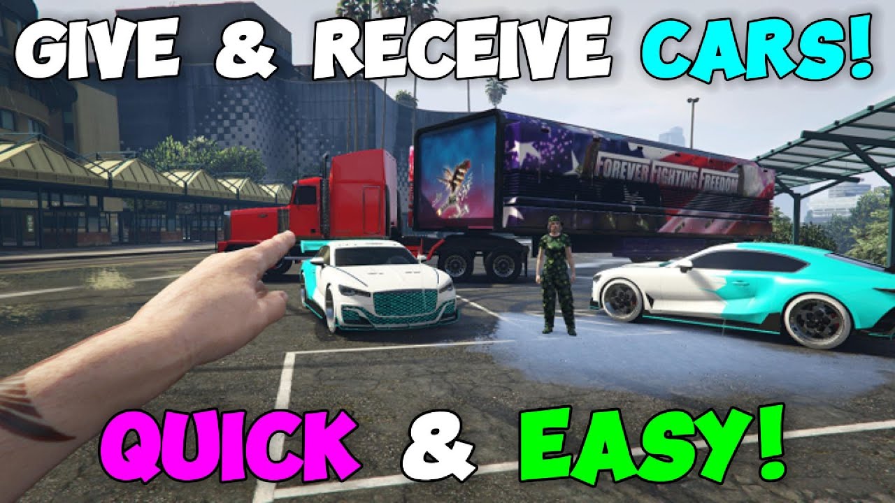 GTA 5 Online - Insane Give Cars To Friends Gl!tch