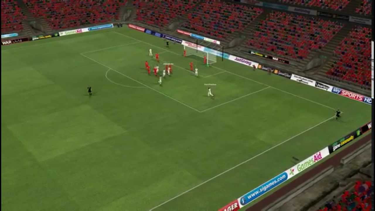 FM2013 Liverpool vs Gornik Zabrze Uladzimir Yurchanka Goal
