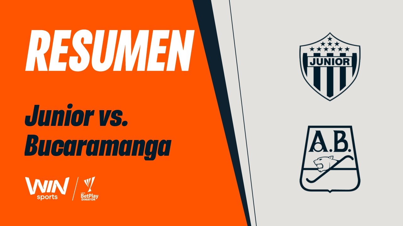 Junior vs. Bucaramanga (resumen y goles) | Liga BetPlay Dimayor 2025-2 | Fecha 7
