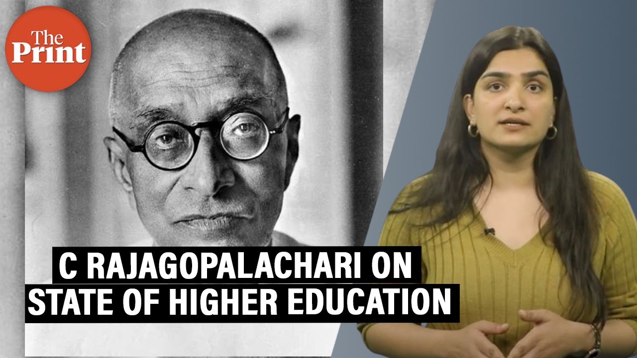 Universities should develop personality, otherwise learning is worthless: C Rajagopalachari