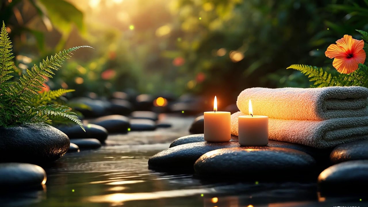 Relaxing Spa Music 🌻 Total Relaxation,Stress Release,Insomnia Cure,Healing Peaceful Water Music 20