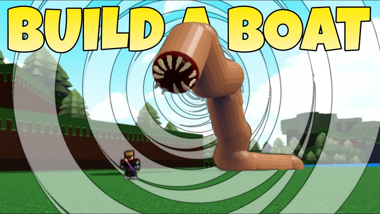 🪱CONSTRUÍ A MAIOR MINHOCA DO MUNDO no CONSTRUA UM BARCO!! BUILD A BOAT ROBLOX