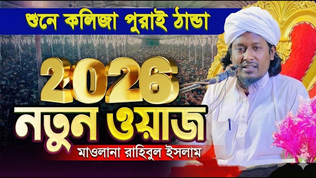 মধুর সুরে রাহিবুলেরসেরা ওয়াজ 2026 | Maulana Rahibul new waz | মাওলানা রাহিবুল ইসলাম এর নতুন ওয়াজ