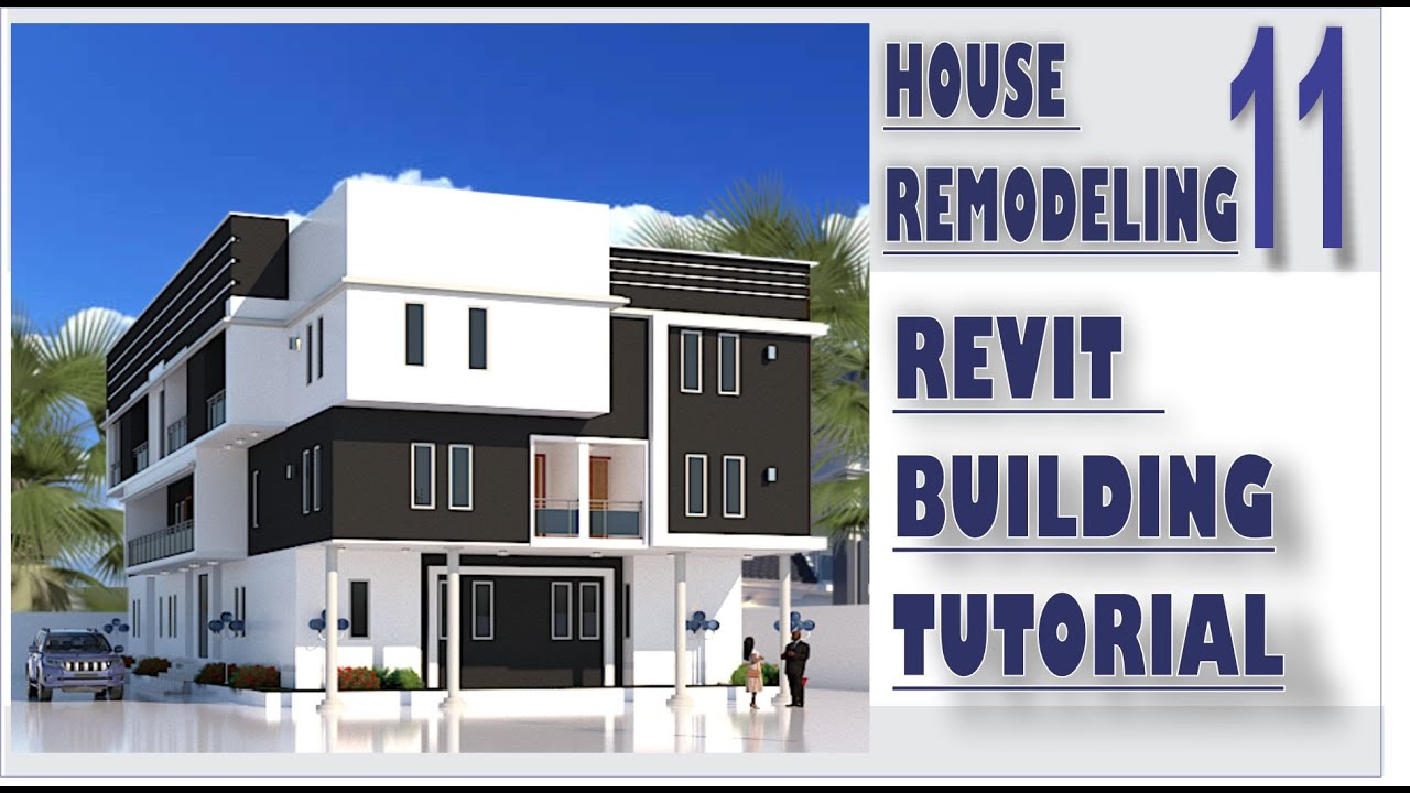 Учебное пособие по строительству в Revit: 11 создание бордюров и ограждений. Ремонт дома.