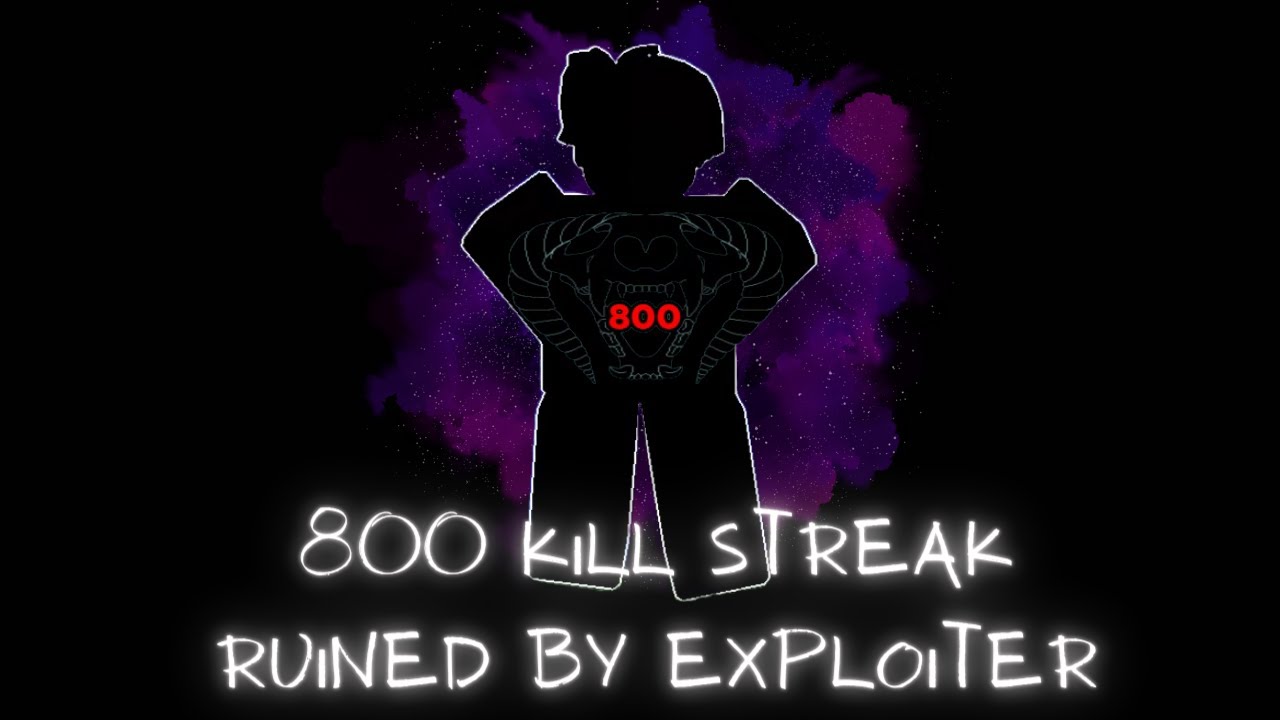 800+ KILLSTREAK RUINED BY EXPLOITER | Slap Battles