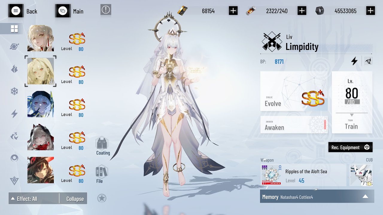 【Punishing: Gray Raven】SSS+ Liv Limpidity