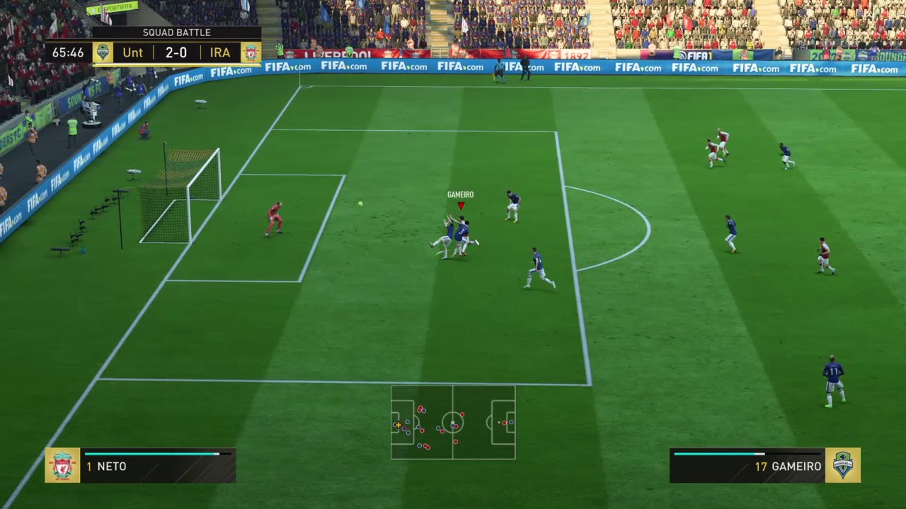 FIFA 18 Gameiro delightful touch and volley