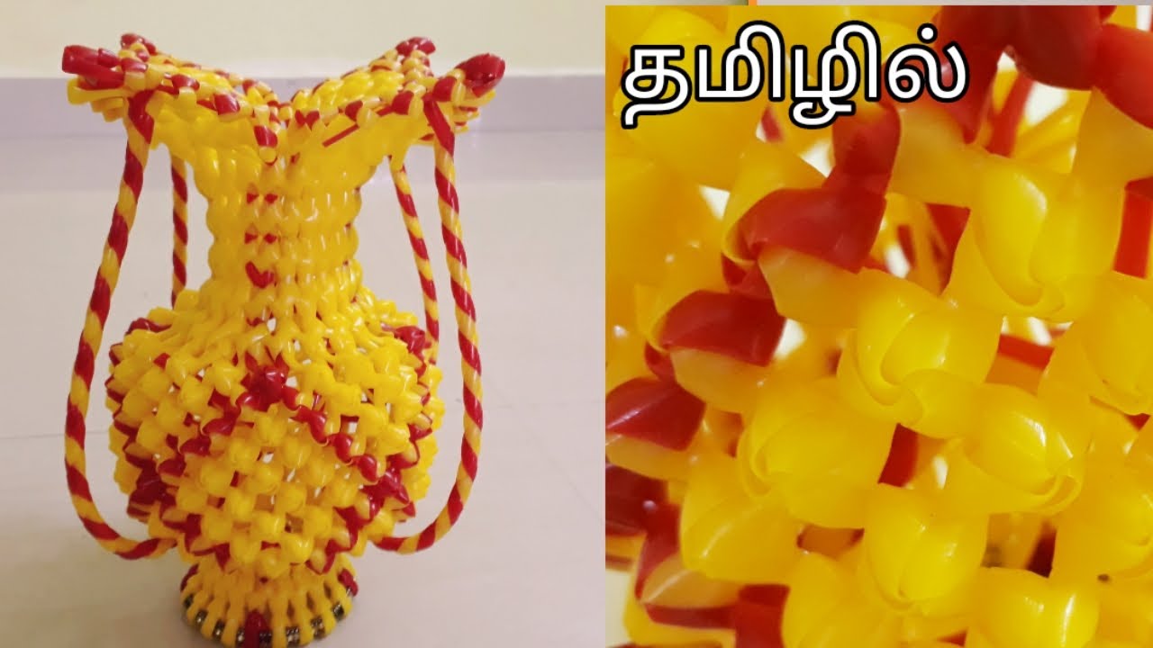 Jasmine Knot Flower vase Making Tutorial For Beginners@Nagas cooking
