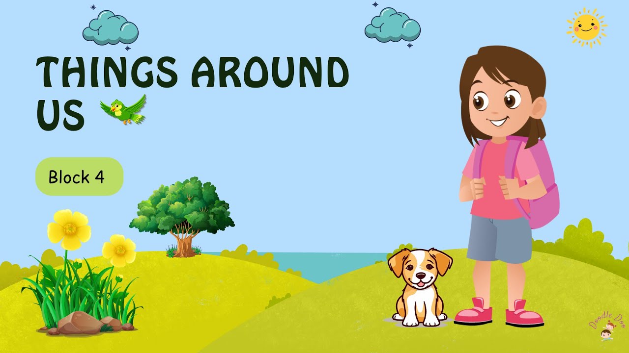 Things around us | Fun Learning for Toddlers |#livingthings #doodledoo2203