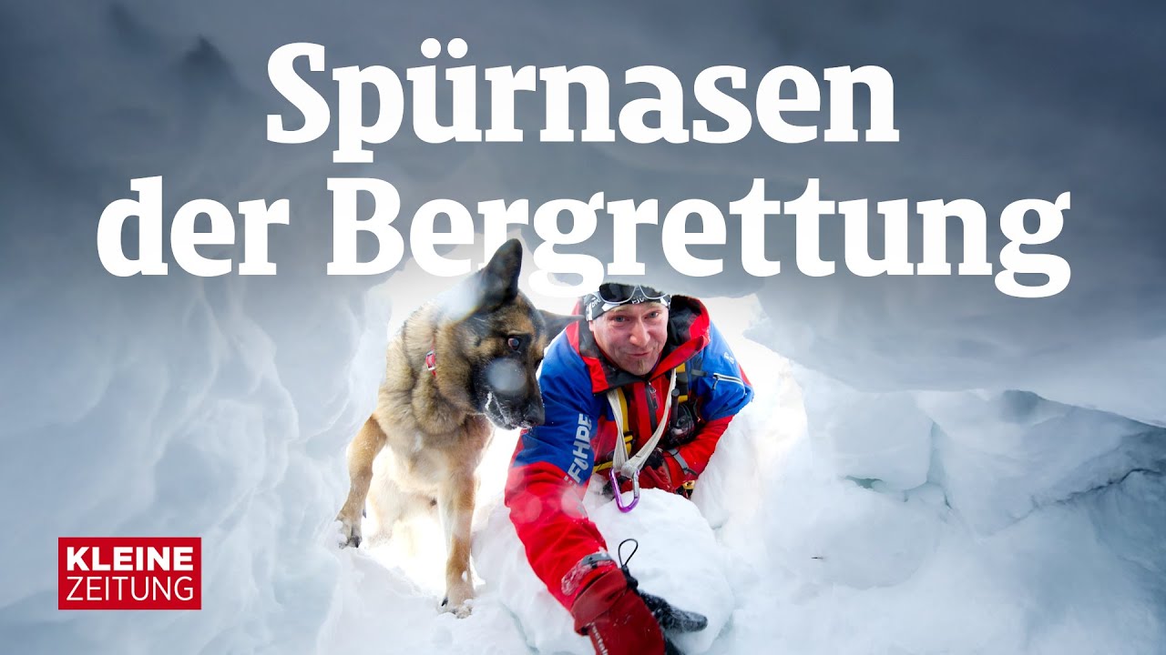 Der Ausbildung der Lawinenhunde auf der Spur | Lawinensuchhunde der Bergrettung