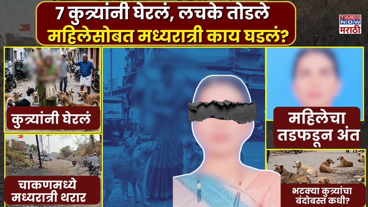 Pune Dog Bite: भटक्या कुत्र्यांनी 15 मिनिटं लचके तोडले, चाकणमध्ये महिलेचा तडफडून जागीच मृत्यू