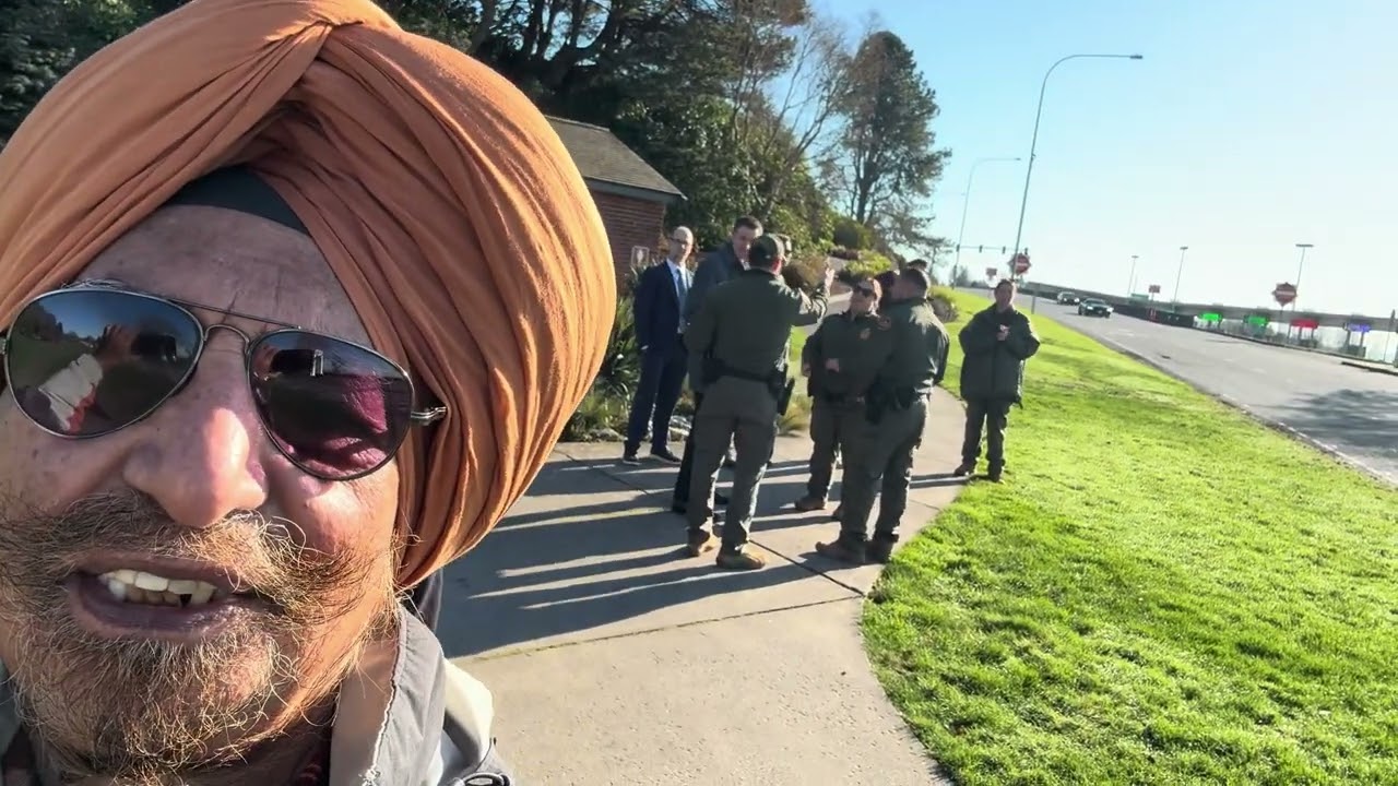 Peace Arch Park & Border visit 