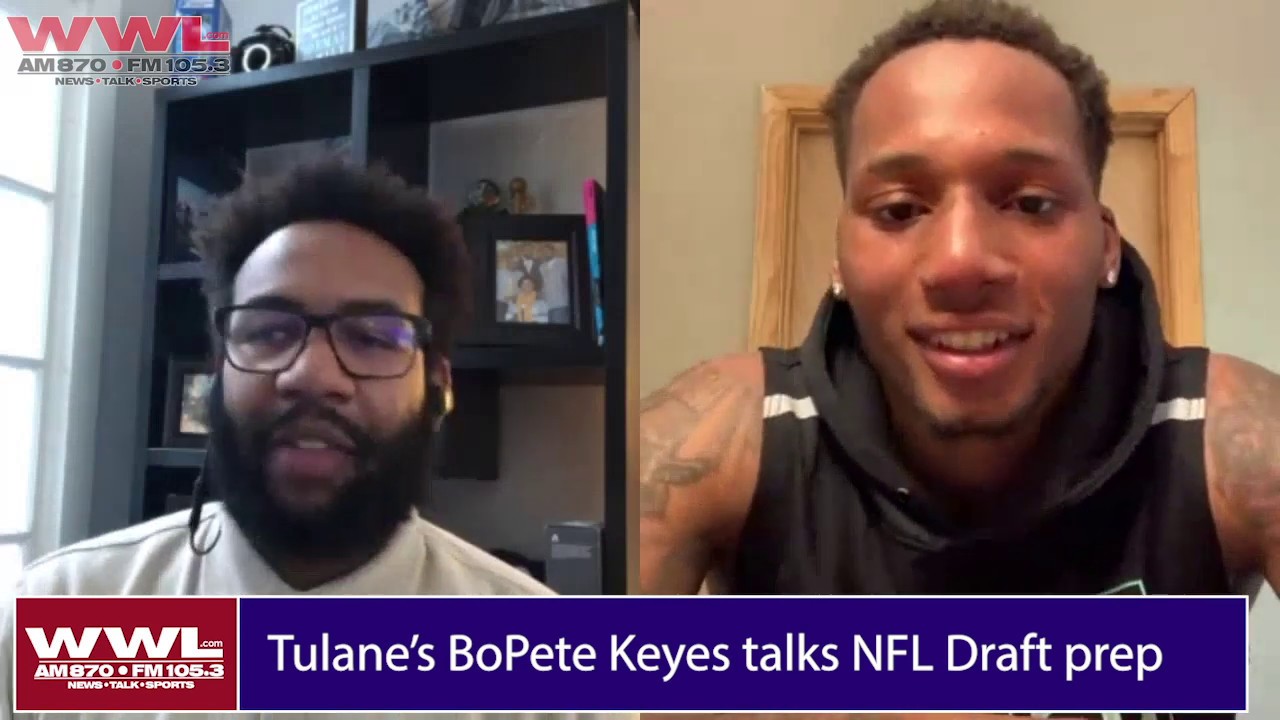 BoPete Keyes looks to extend Tulane's streak of drafted CBs