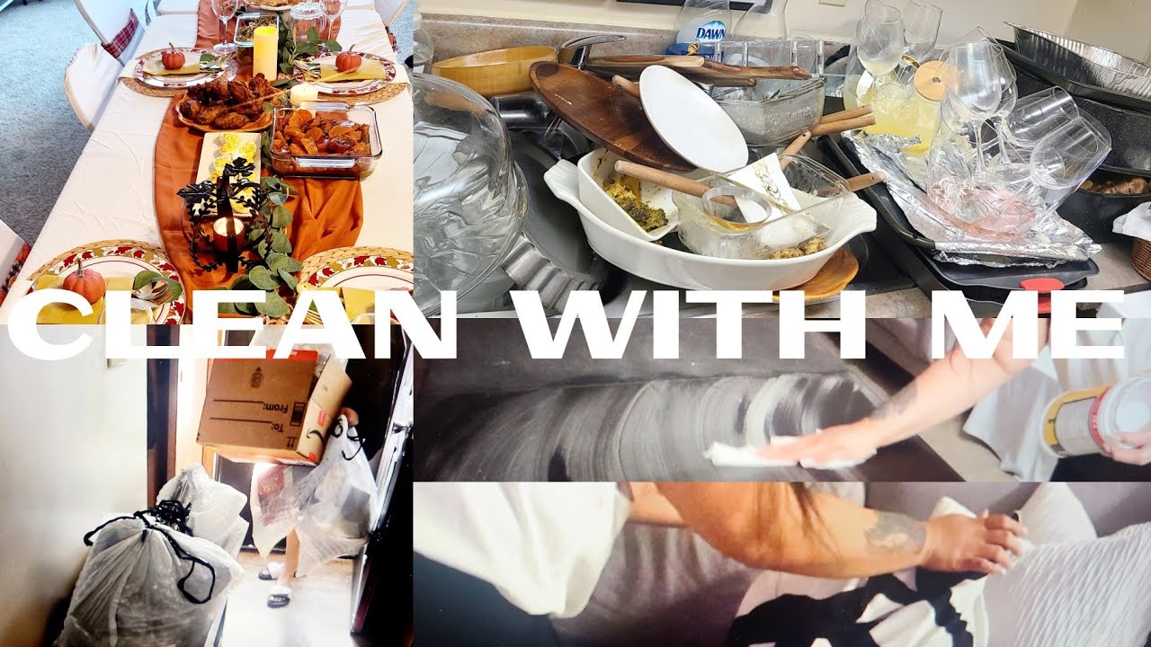 Clean with me after Thanksgiving!