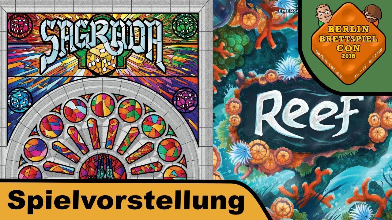 Reef, Sagrada - Brettspiel - Berlin Con 2018