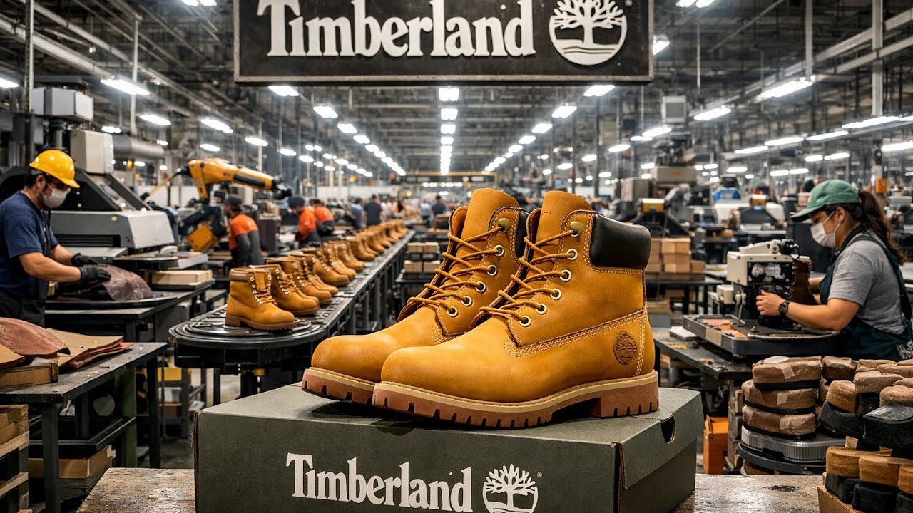 Así se fabrican las botas Timberland: el proceso industrial que las hace casi indestructibles