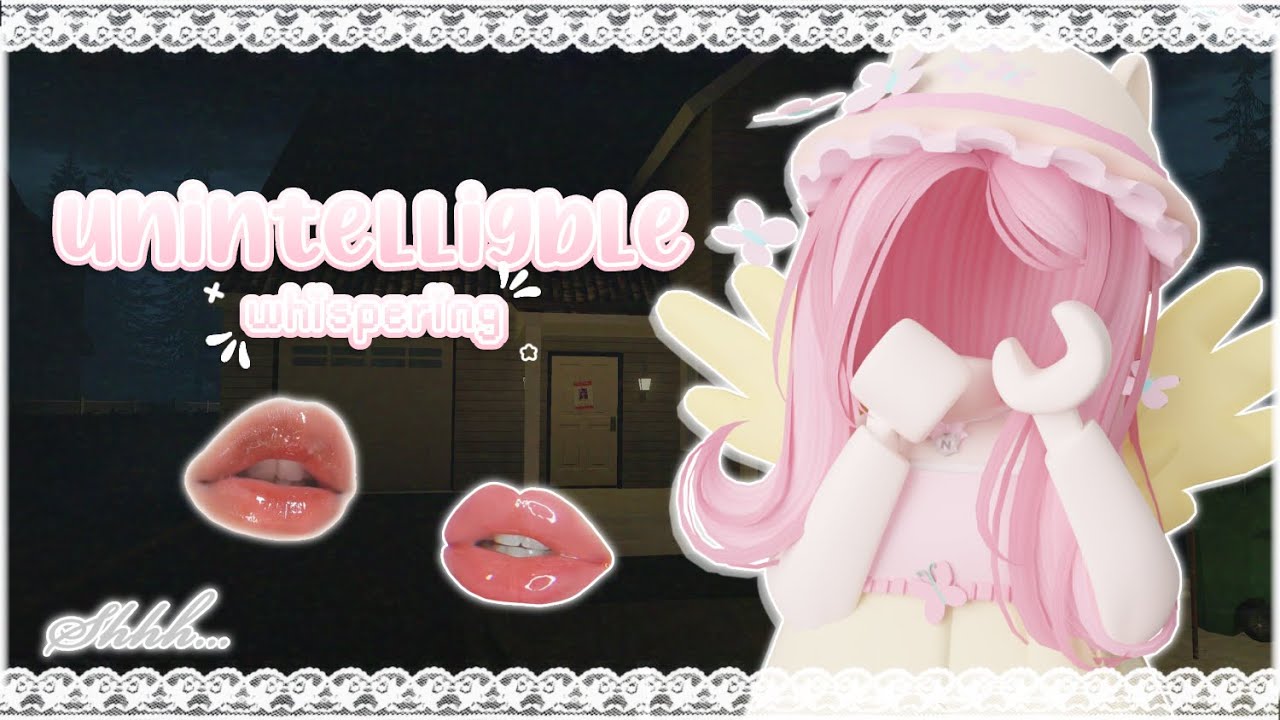 ꒰ roblox asmr 🌸꒱ cozy unintelligible whispers to help you sleep! ♡ ear-to-ear & layered triggers