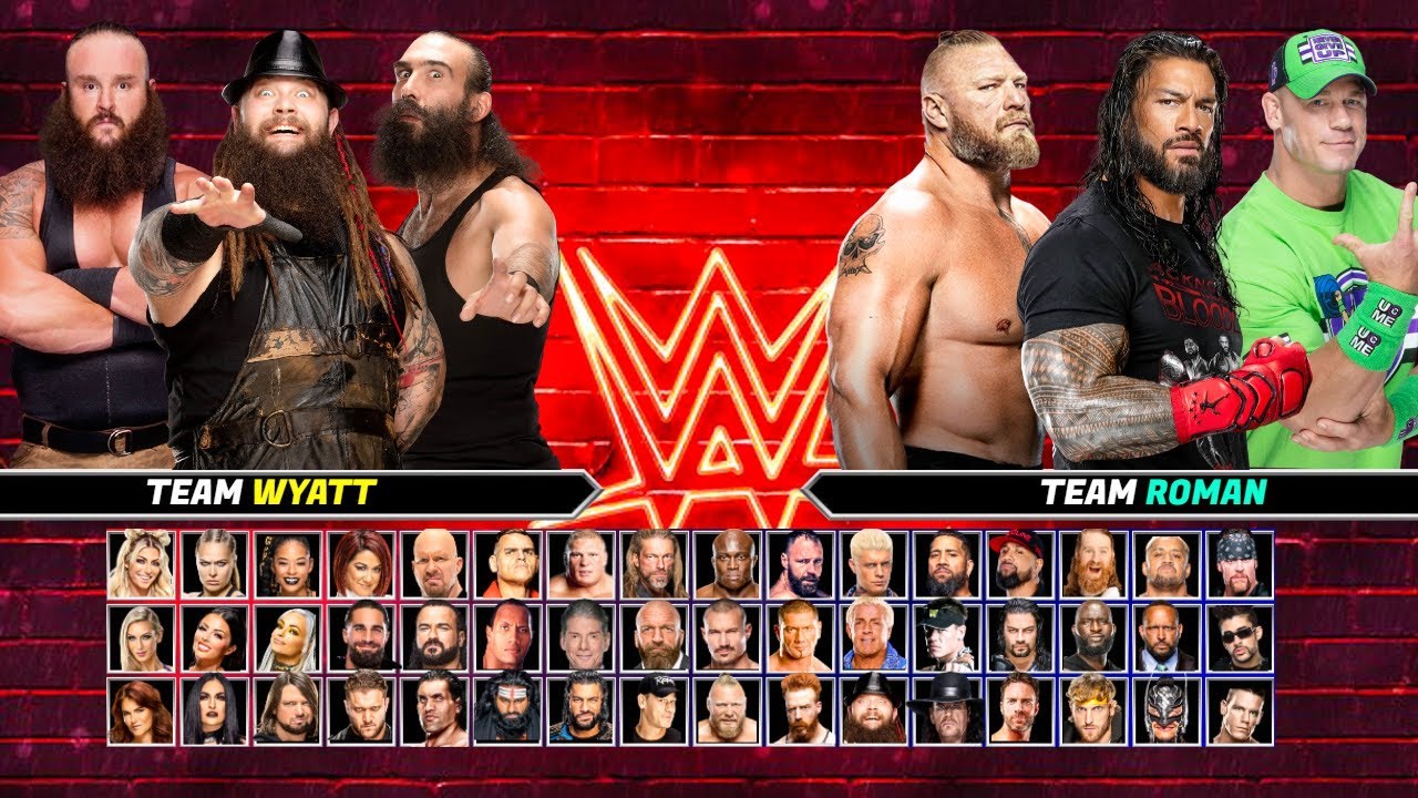 Wyatt Family Vs Roman Reigns John Cena & Brock Lesnar WWE 2K22