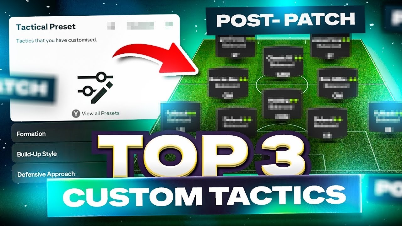 Top 3 Post Patch 15-0 Meta Custom Tactics you NEED in FC 26!