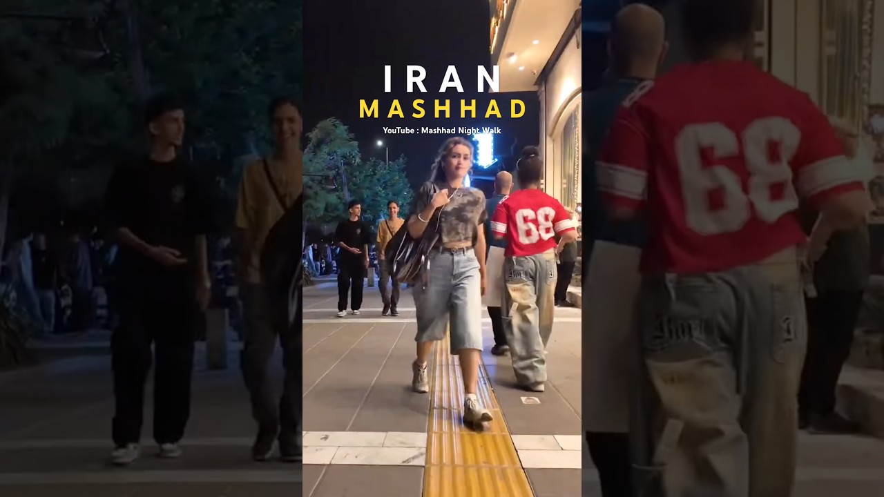 IRAN 🇮🇷 IS THIS MASHHAD&rsquo;S GEN Z STREET?! 😳 #iran #travel #shorts #mashhad