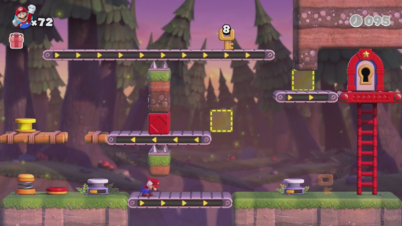 Walkthrough: Mario vs. Donkey Kong Switch Part 7-Mystic Forest (English/100%)