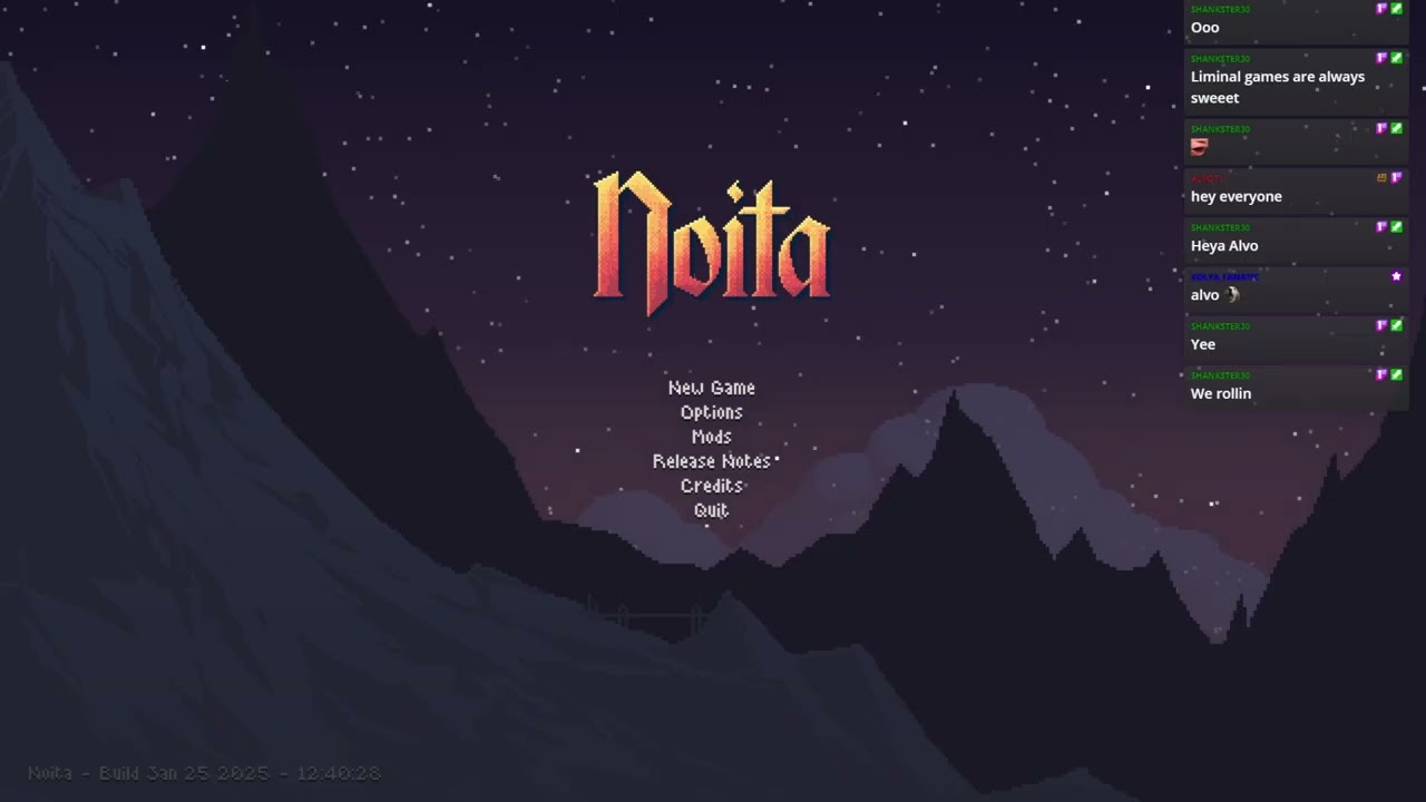 Actually learning something this time? (Noita)
