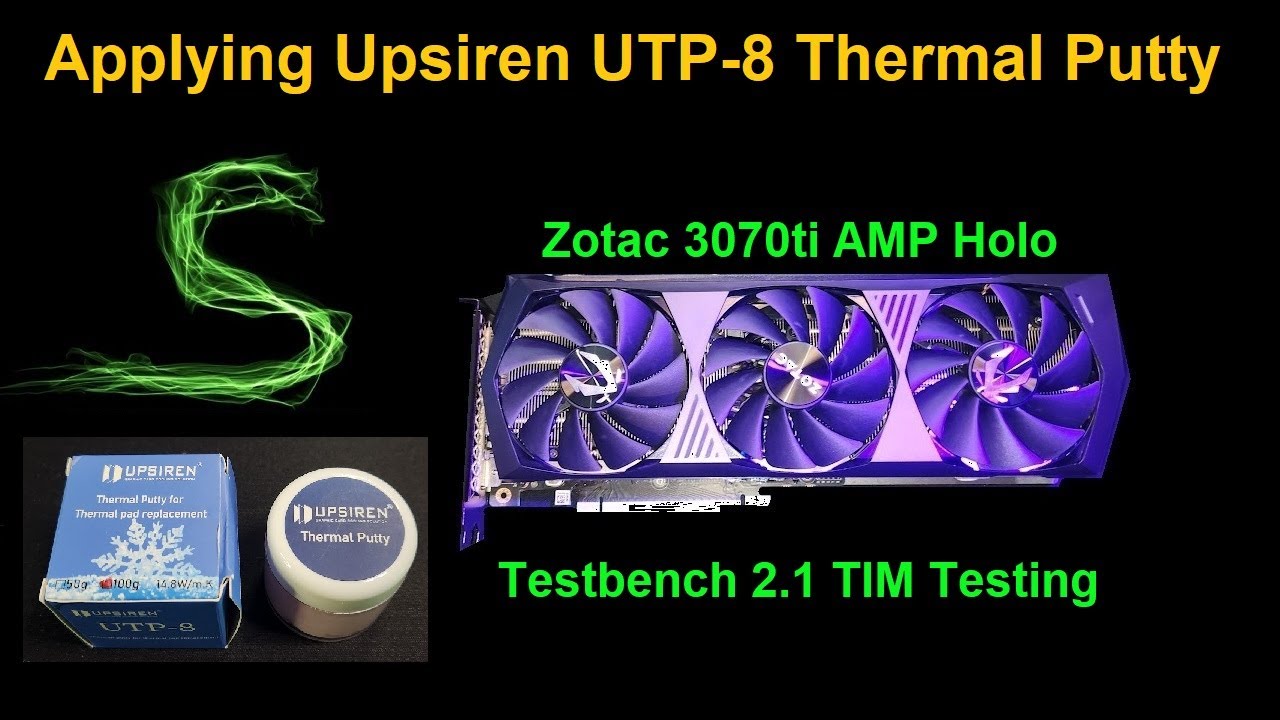 Нанесение термопасты Upsiren UTP-8