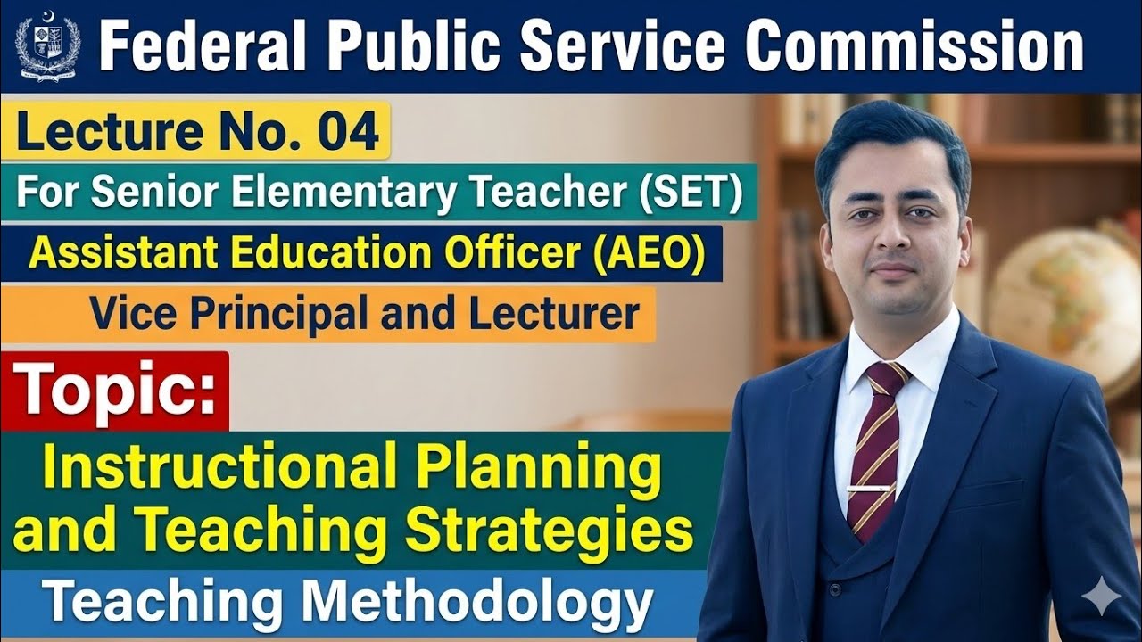 Lec 04 Pedagogy || Teaching Methodology || Teaching, Instructions, Learning