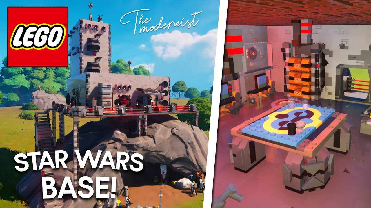 Fortnite Lego: How To Build a Cool Star Wars BASE!