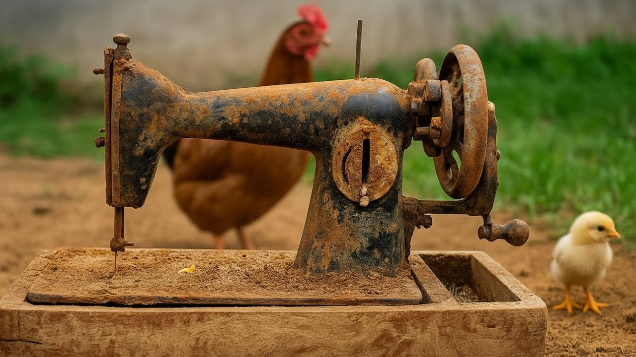 Abandoned Sewing Machine Restoration | Turning Scrap into New | A Hand Restoration