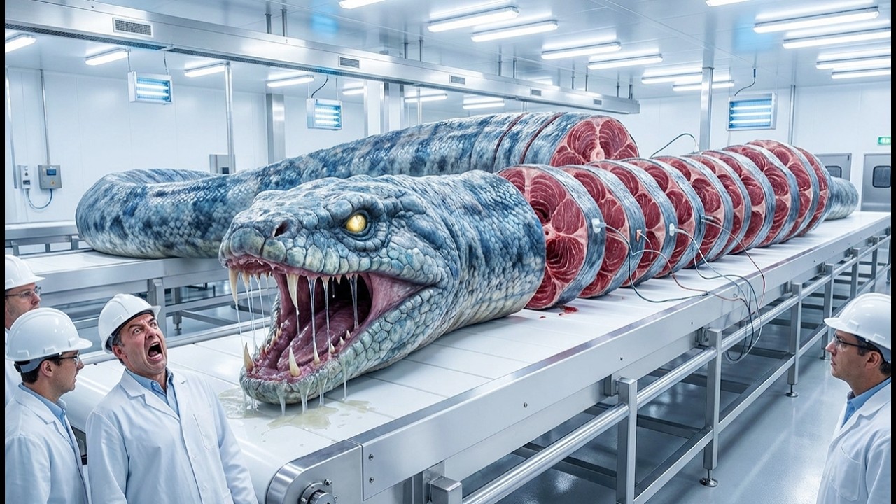 Inside a Sea Snake Factory: Making 'Abyssal Peptide' Extract for Cosmetics (Full Process)