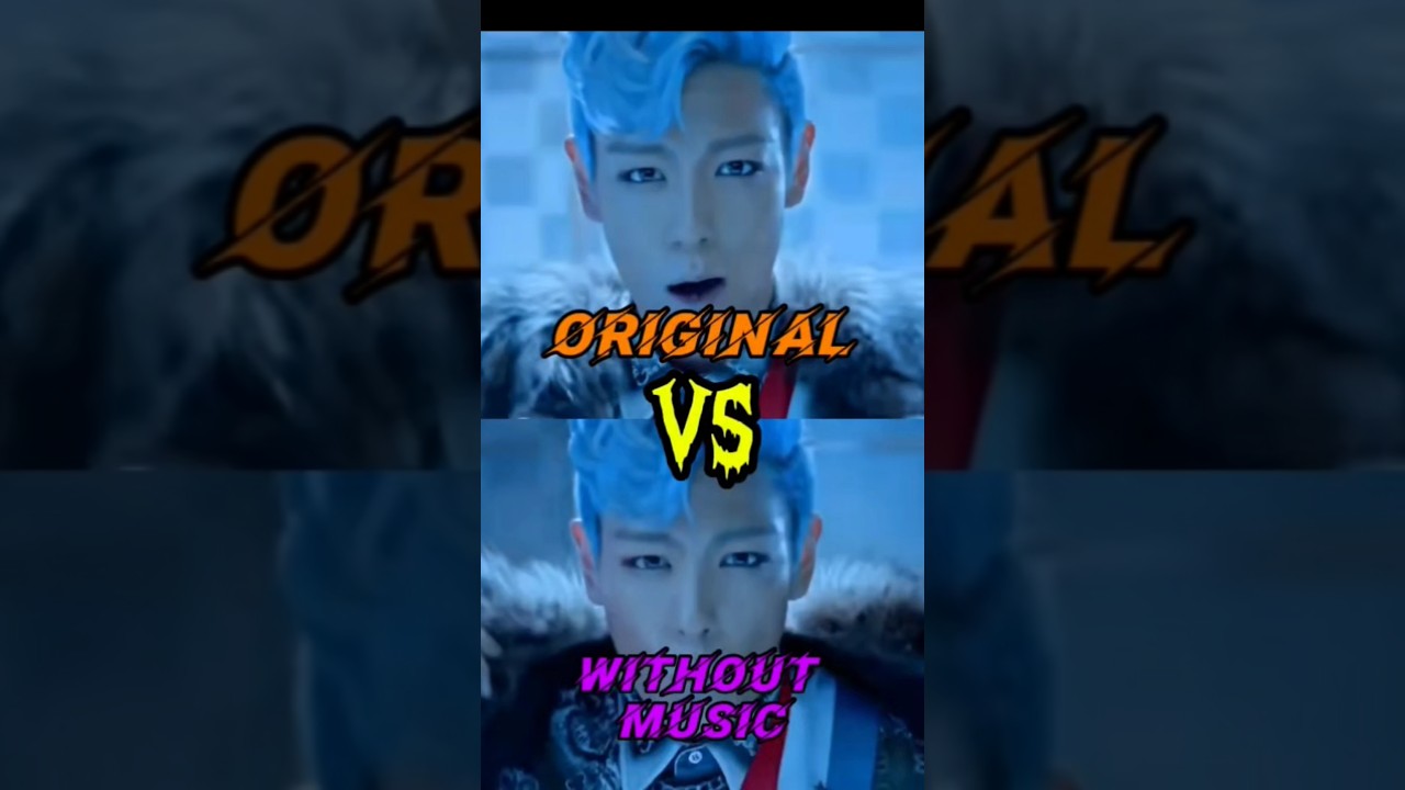 BigBang fantastic baby, Original VS Without music #bigbang #thanos #kpop #songs