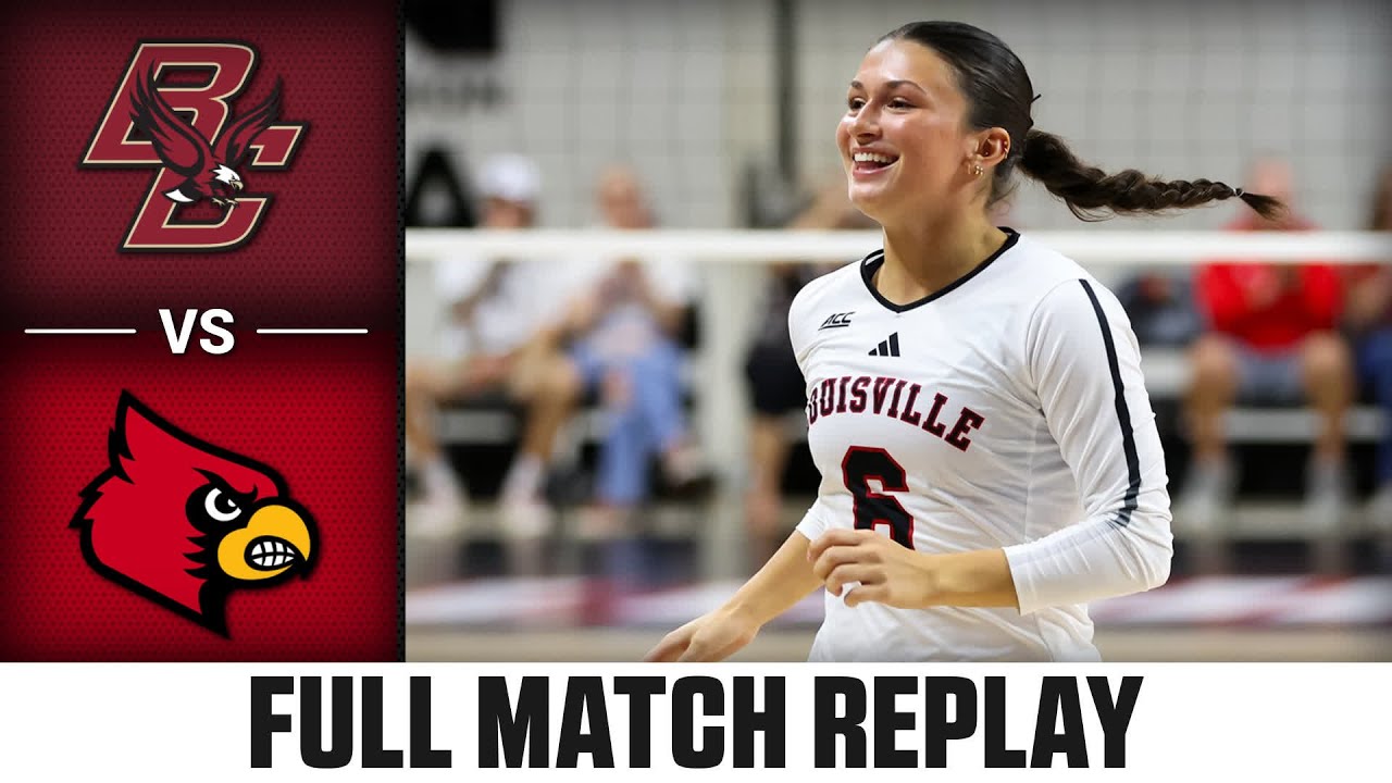 Boston College vs. Louisville Full Match Replay | 2025 ACC Volleyball