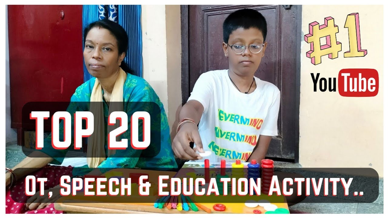 Best 20 Sitting Activities For Autism Child in Home || OT Therapy Speech Therapy and Education